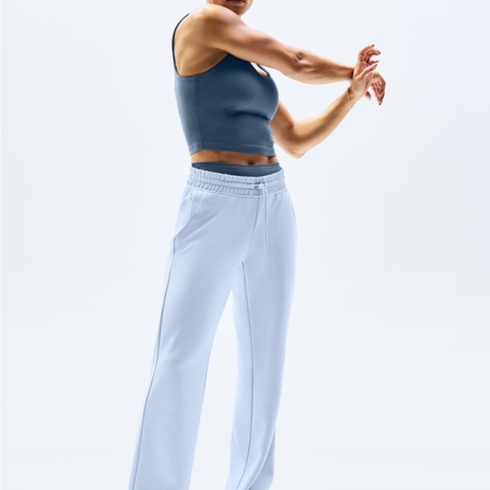 Athleta Seasoft mid rise straight pants